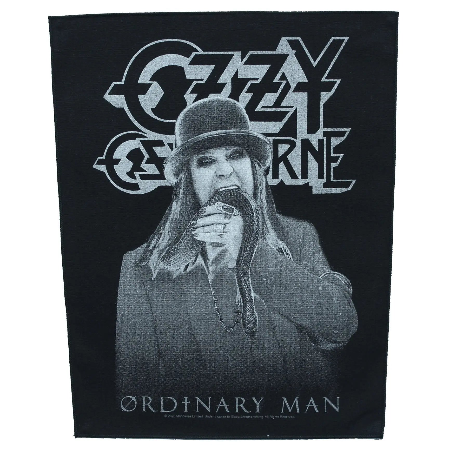 2020 Ozzy Osbourne Ordinary Man Woven Sew On Back Patch