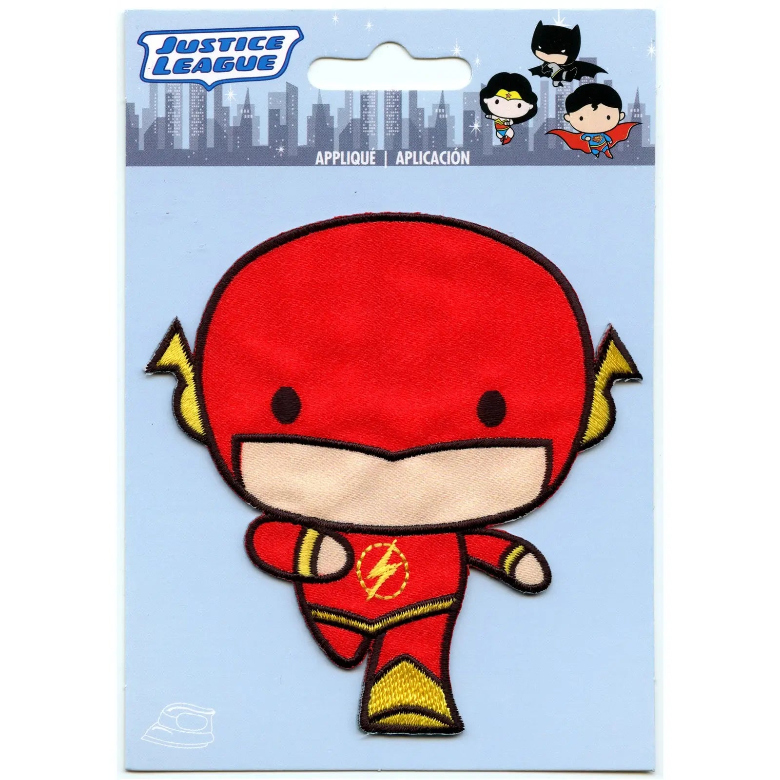 DC Comics The Flash Embroidered Iron On Applique Patch