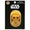 Official Star Wars POP C-3PO Protocol Droid Embroidered Iron On Patch 
