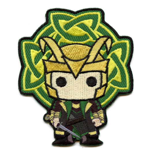 Official Marvel POP Loki Embroidered Iron On Patch 