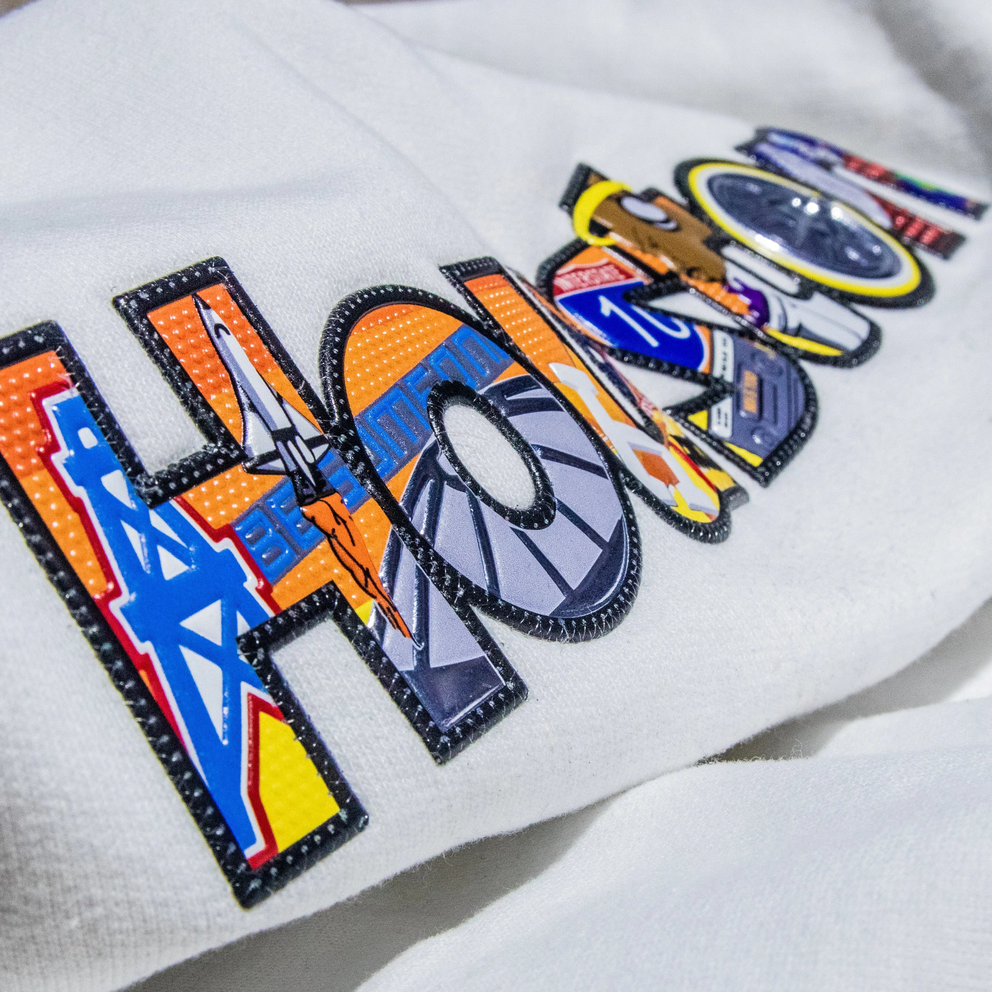 Patch Collection's Houston Texas Iconic Collage Unisex Crew Neck Sweatshirt