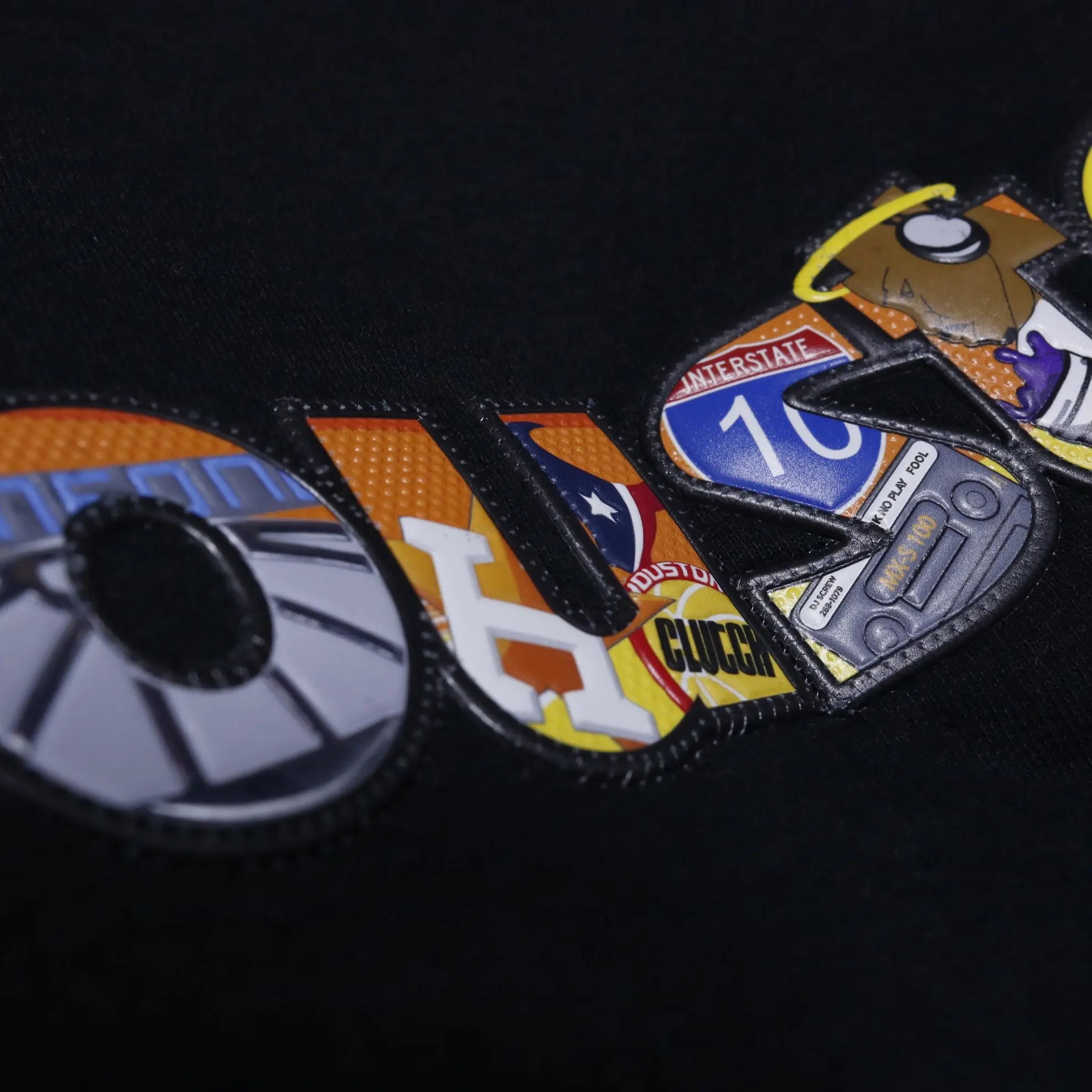 Patch Collection's Houston Texas Iconic Collage Unisex Crew Neck Sweatshirt