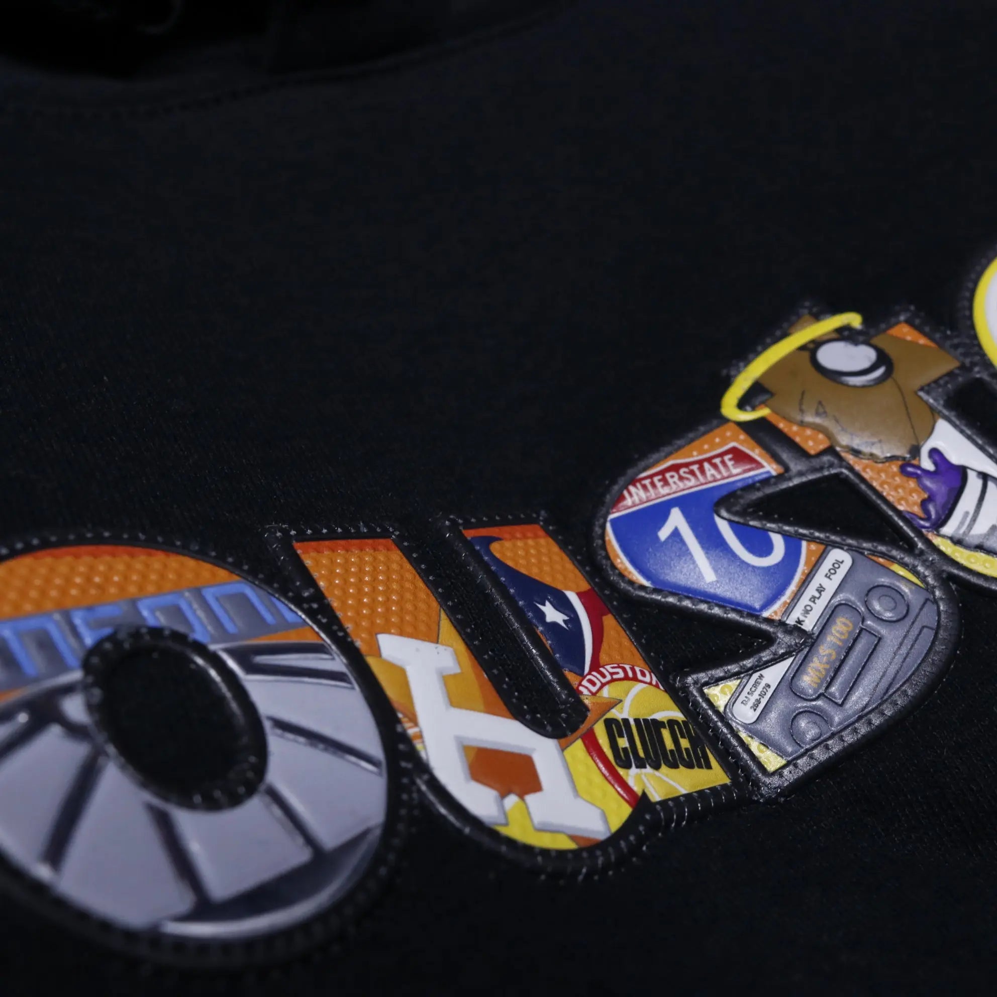 Patch Collection's Houston Texas Iconic Collage Unisex Hoodie