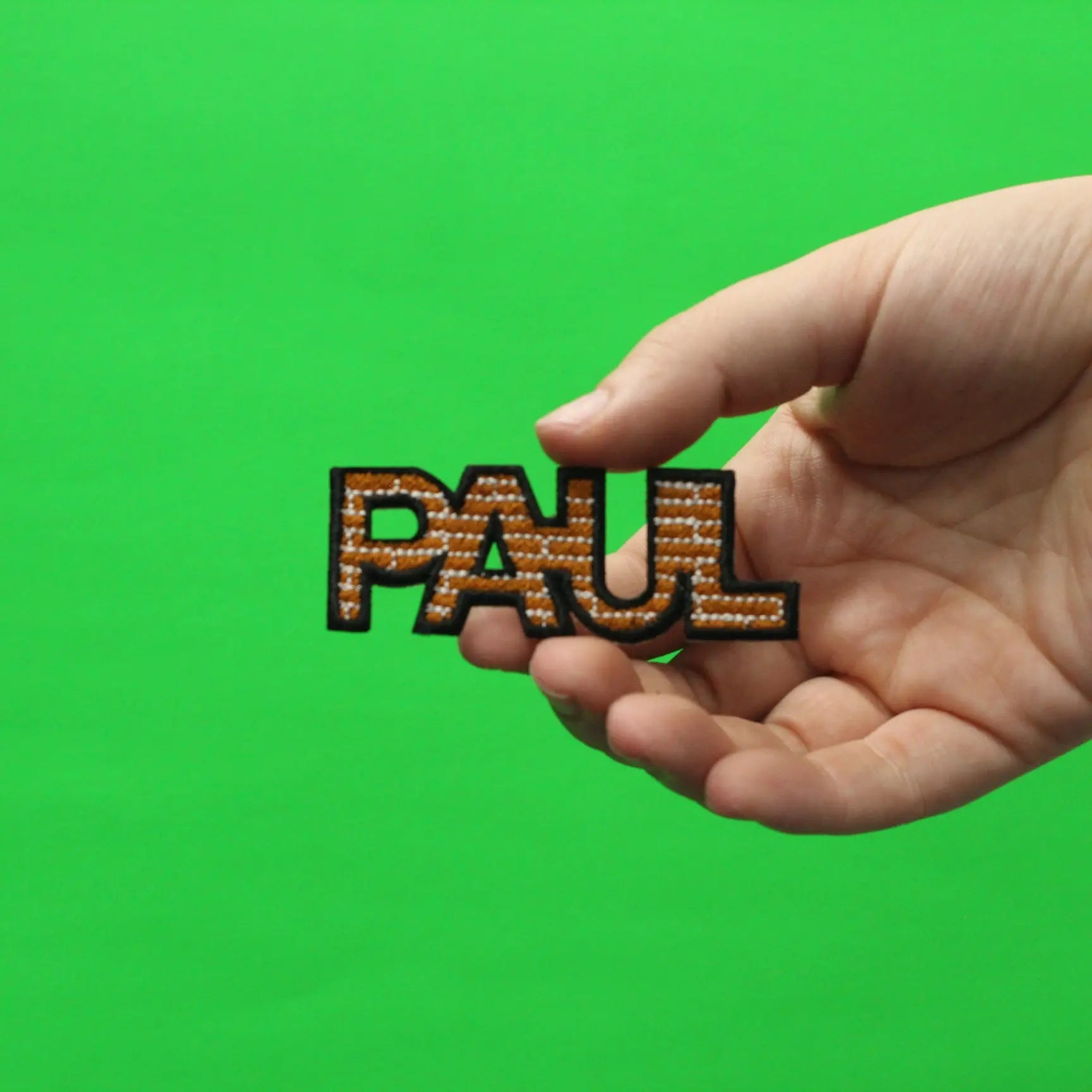 H-Town Paul Wall Brick Script Embroidered Iron On Patch