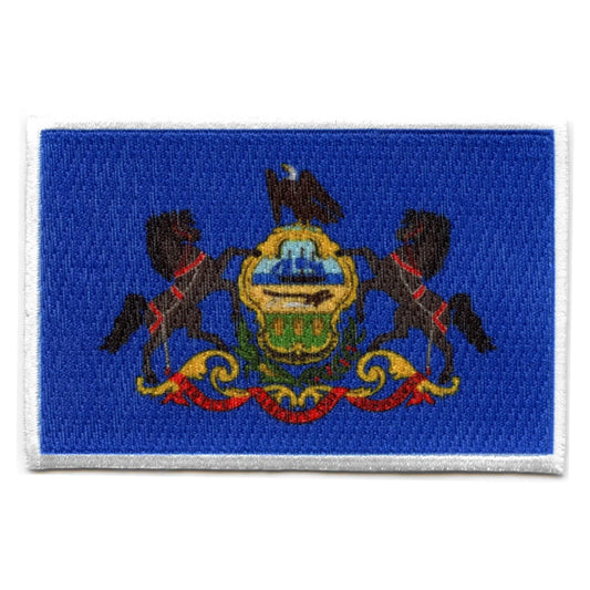 Pennsylvania Patch State Flag Embroidered Iron On 