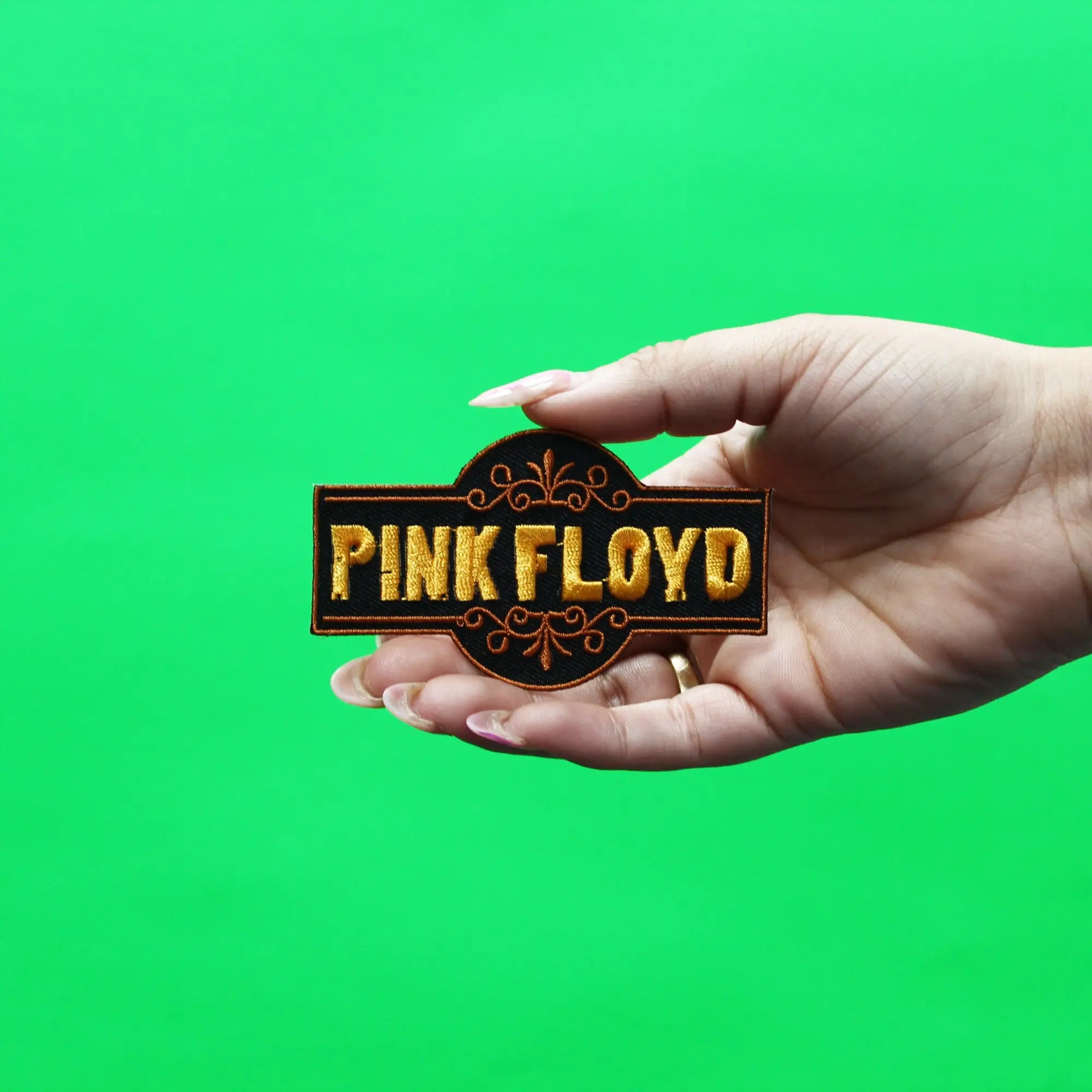 Pink Floyd Patch Fancy Logo Embroidered Iron On