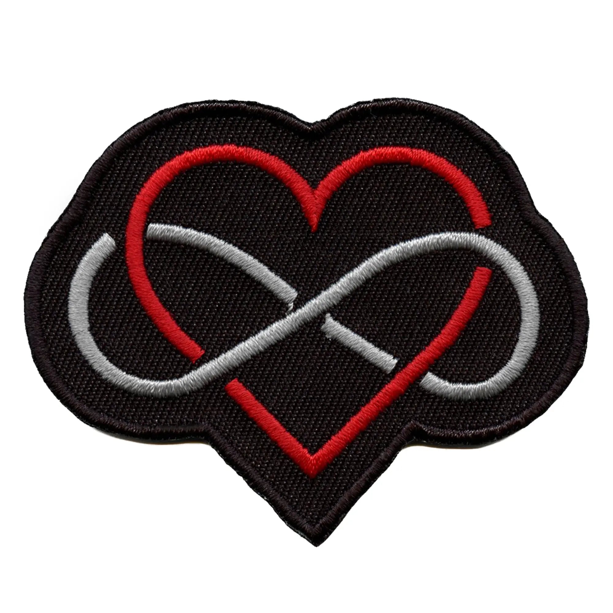 Polyamorous Love Symbol Patch LGBTQ+ Embroidered Iron On