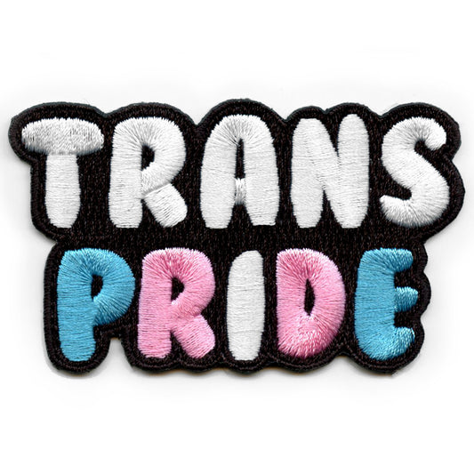 Transgender Pride Colors Patch Women Men Genders Embroidered Iron On