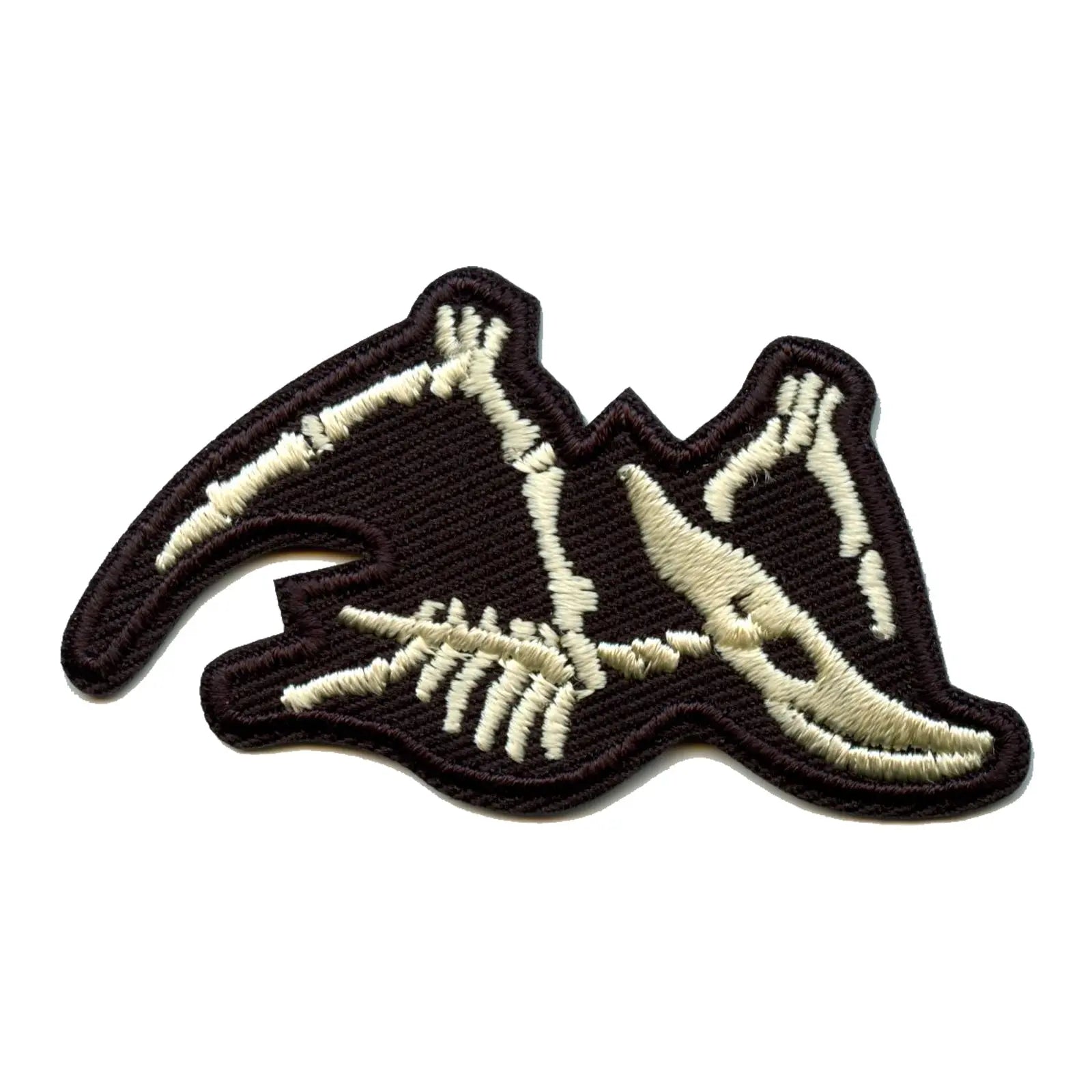 Pterodactyl Bones Dinosaur Fossil Embroidered Iron on Patch
