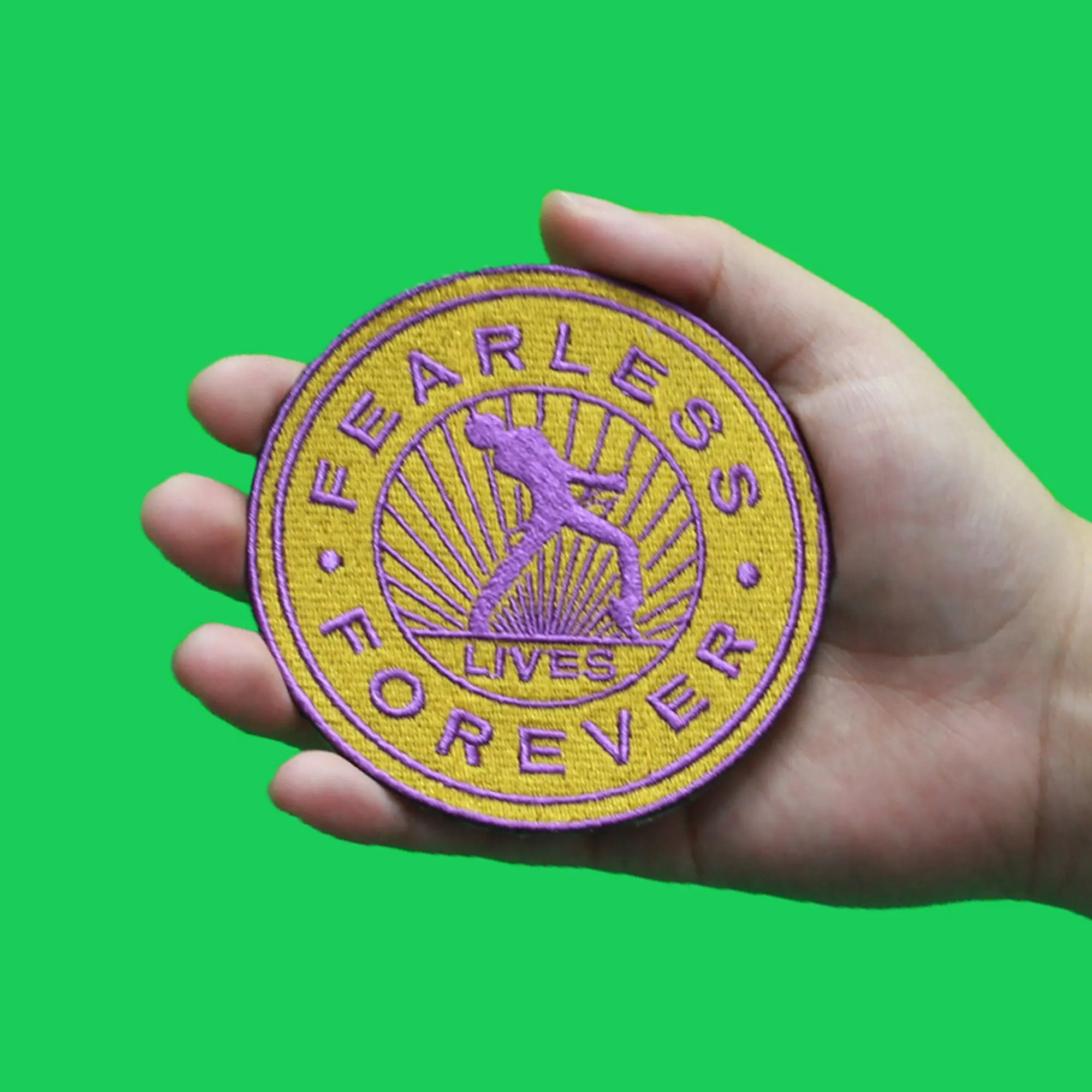 Queen Fearless Forever Patch Freddie Mercury Rock Band Embroidered Iron On