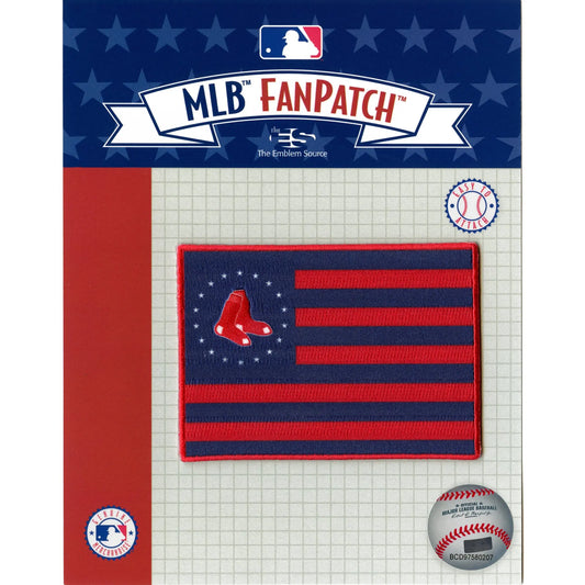 Red Sox Flag Jersey Patch Boston Embroidered Major League Baseball