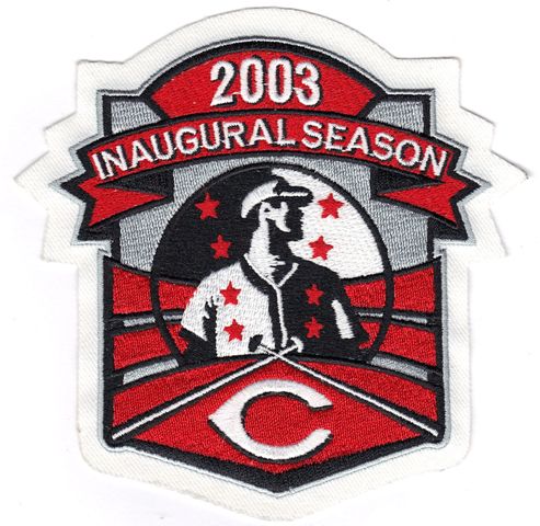 2003 Cincinnati Reds Inaugural Season Great American Ball Park Jersey Patch 
