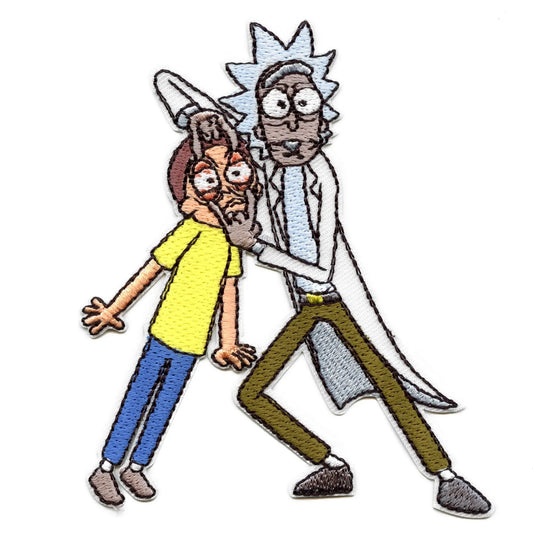 Rick And Morty Open Your Eyes Patch Cartoon Network Animation Embroidered Iron On