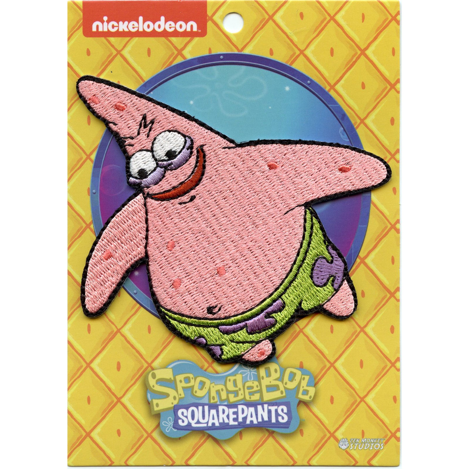 SpongeBob SquarePants Savage Patrick Embroidered Iron On Patch 