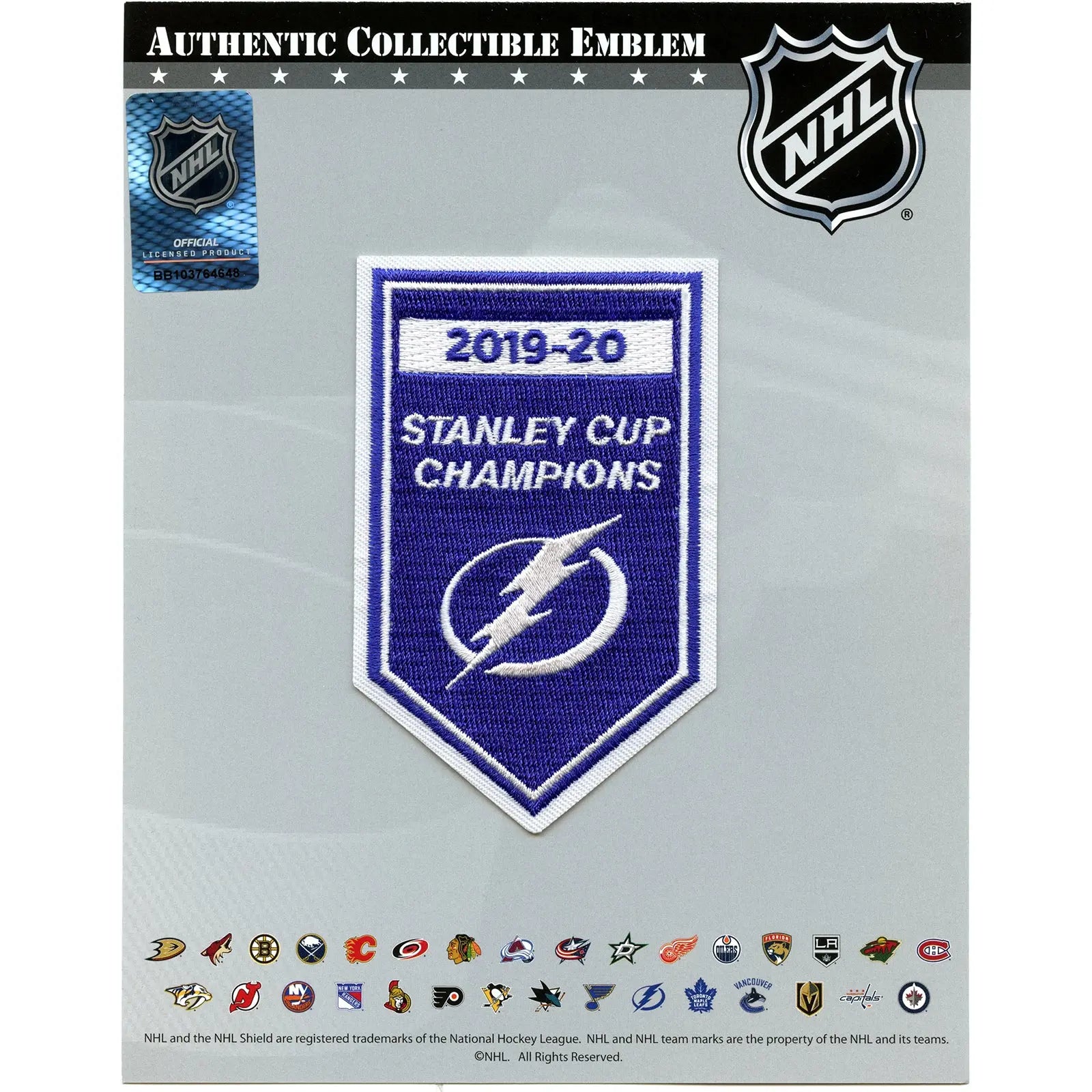 NHL Logo NHL Hockey Embroidered Iron On Patch Stanley Cup Orange