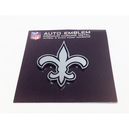 New Orleans Saints Premium Solid Metal Chrome Plated Car Auto Emblem