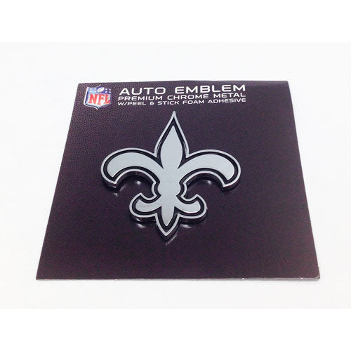 New Orleans Saints Premium Solid Metal Chrome Plated Car Auto Emblem 