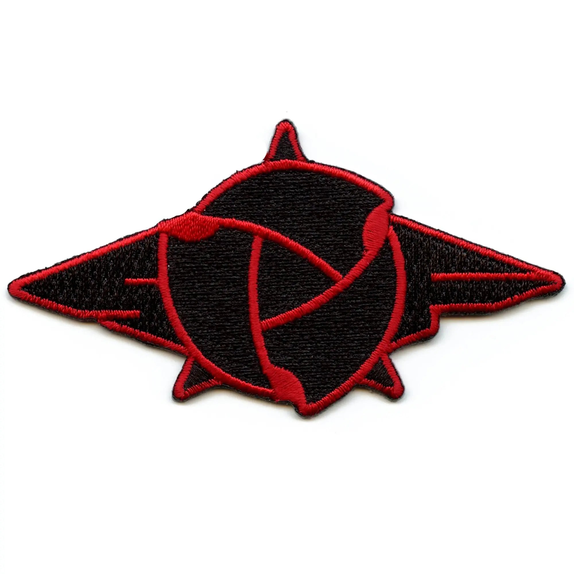 Samurai Flamenco Patch Red SF Logo Embroidered Iron On