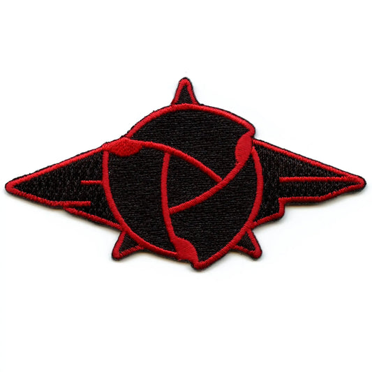 Samurai Flamenco Patch Red SF Logo Embroidered Iron On