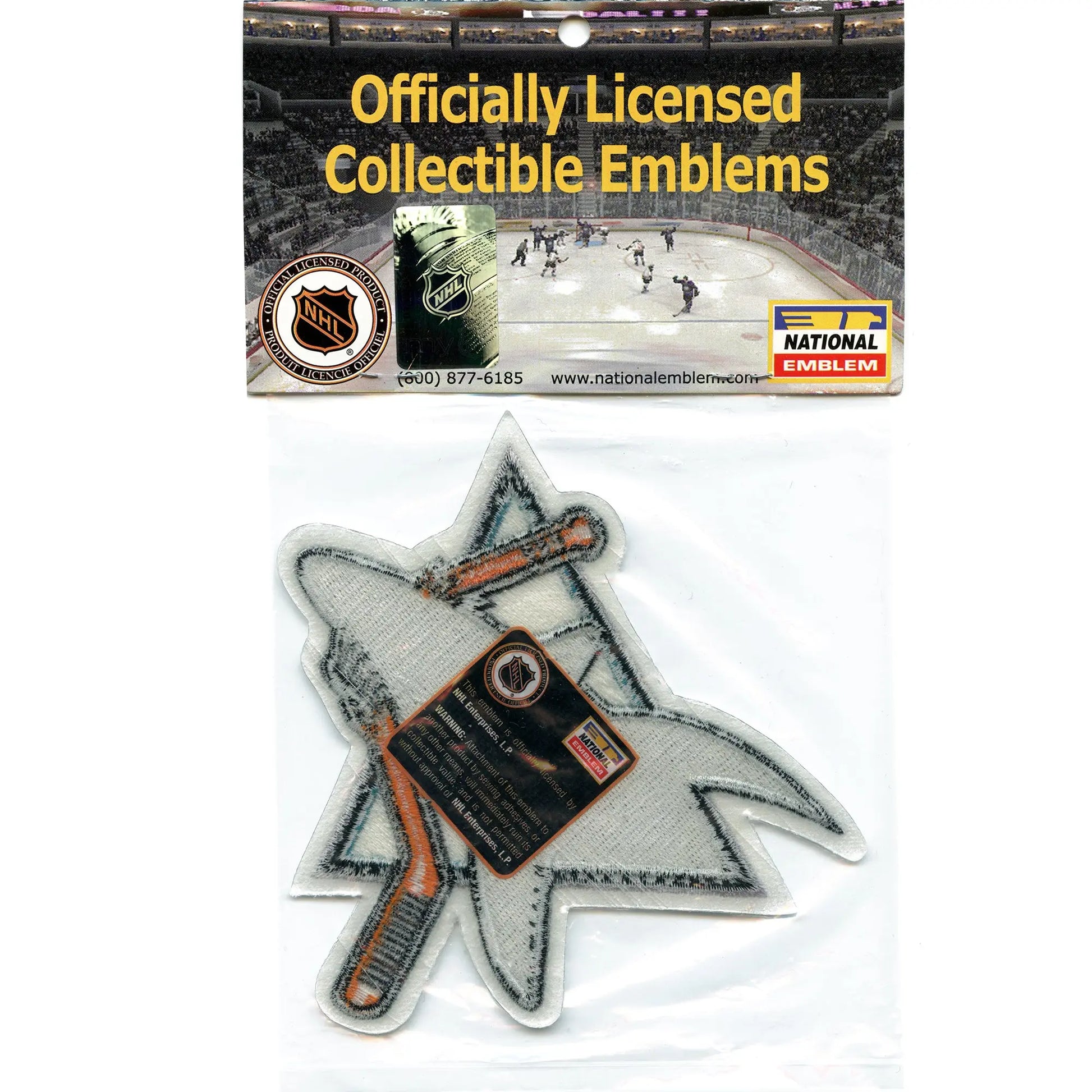 San Jose Sharks Retro Team Logo Embroidered Iron On Patch