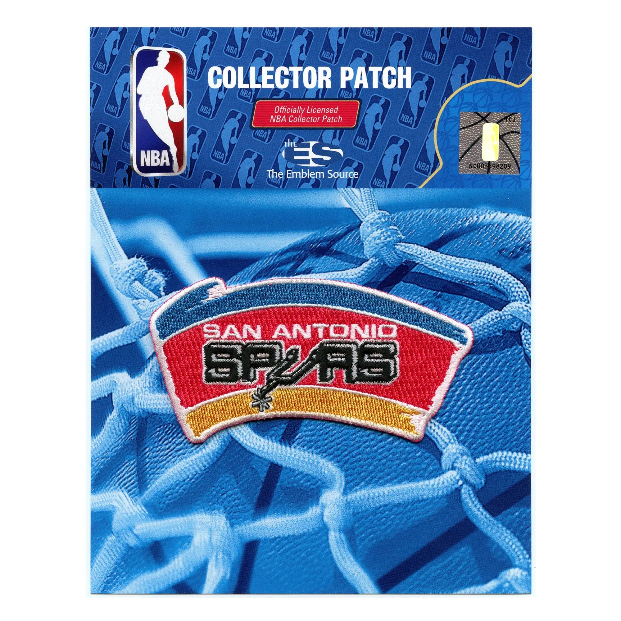 San Antonio Spurs Patch Hardwood Classic Logo Embroidered Iron On