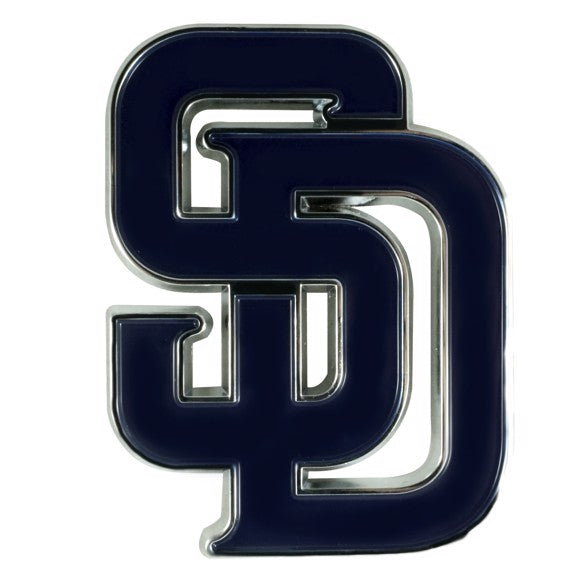 San Diego Padres Logo Solid Color Metal Auto Chrome Emblem – Patch  Collection