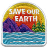 Save Our Earth Patch Embroidered Iron On 