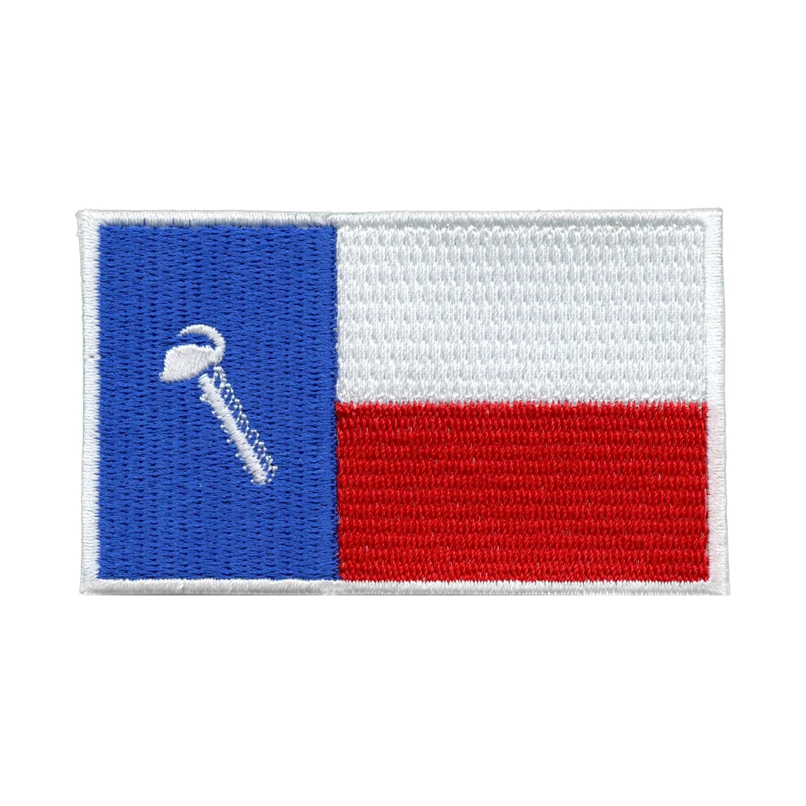 Screw Texas Flag Parody Embroidered Iron On Patch 