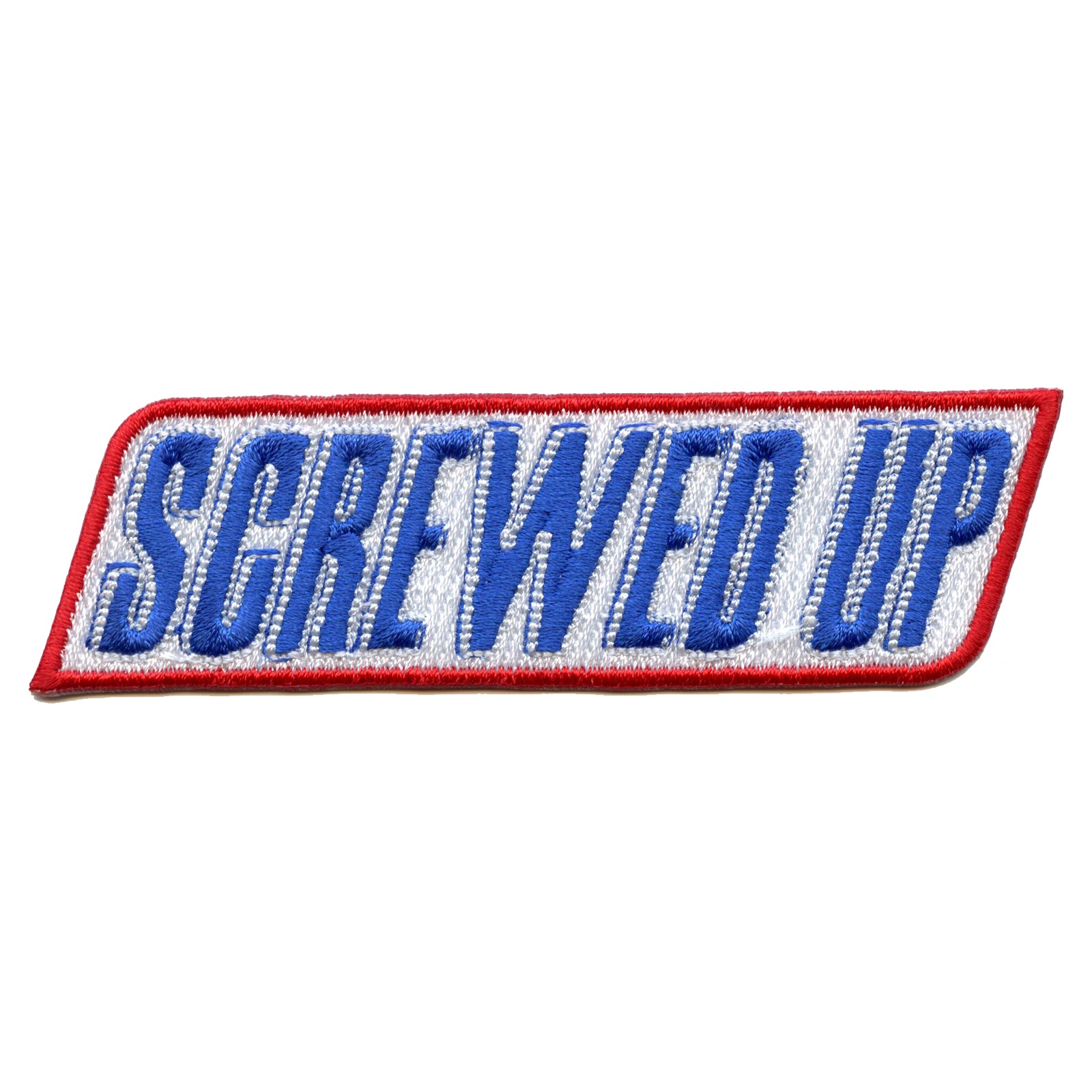 Houston's Screwed Up Chocolate Candy Bar Iron On Patch