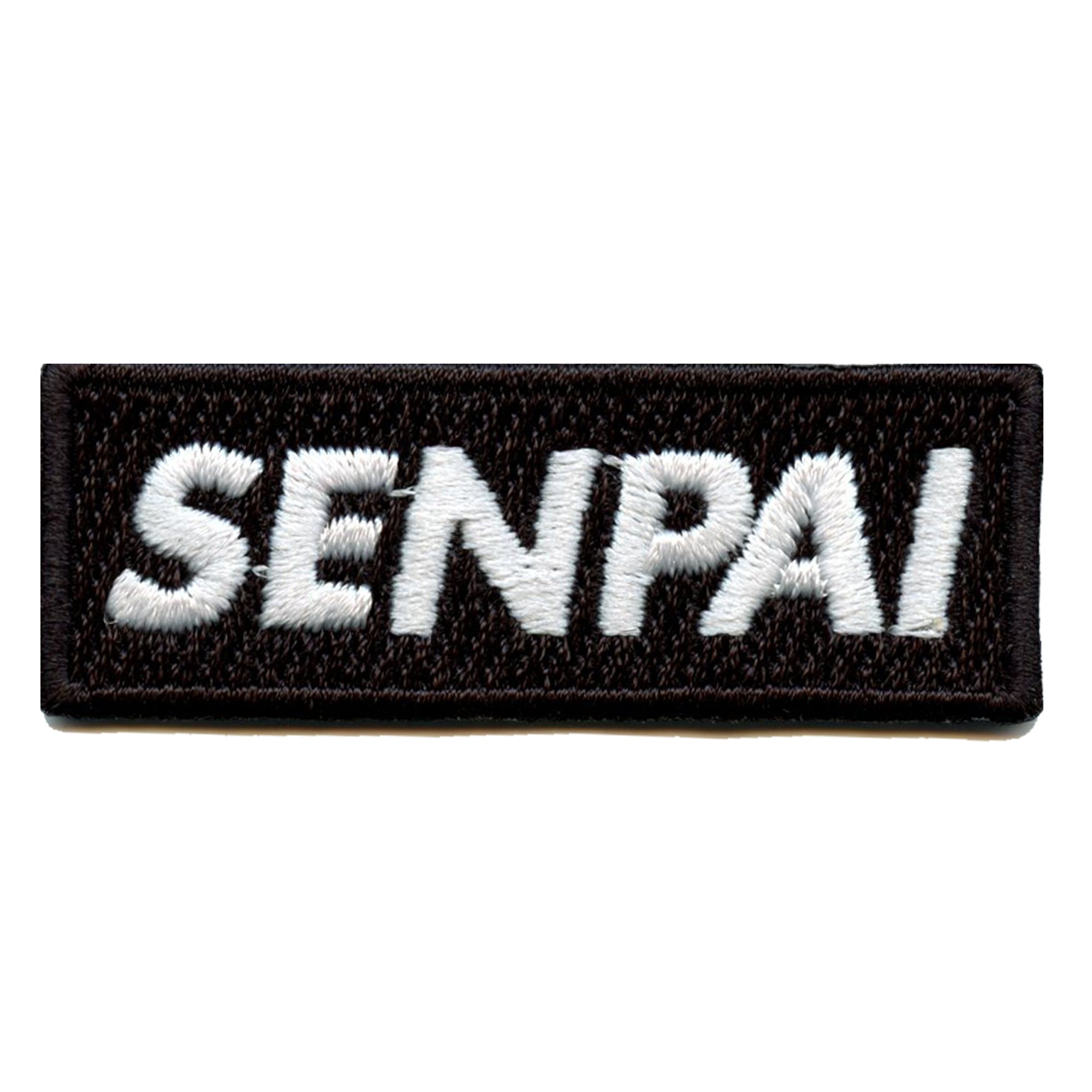 Senpai Hat Patch Box Logo Embroidered Iron On