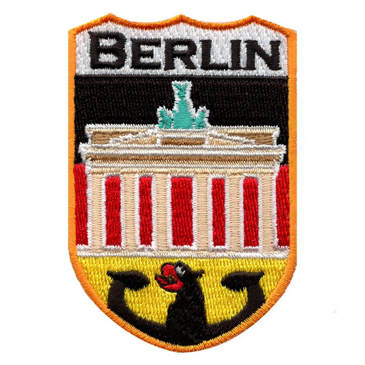 Berlin Germany Shield Embroidered Iron On Patch 