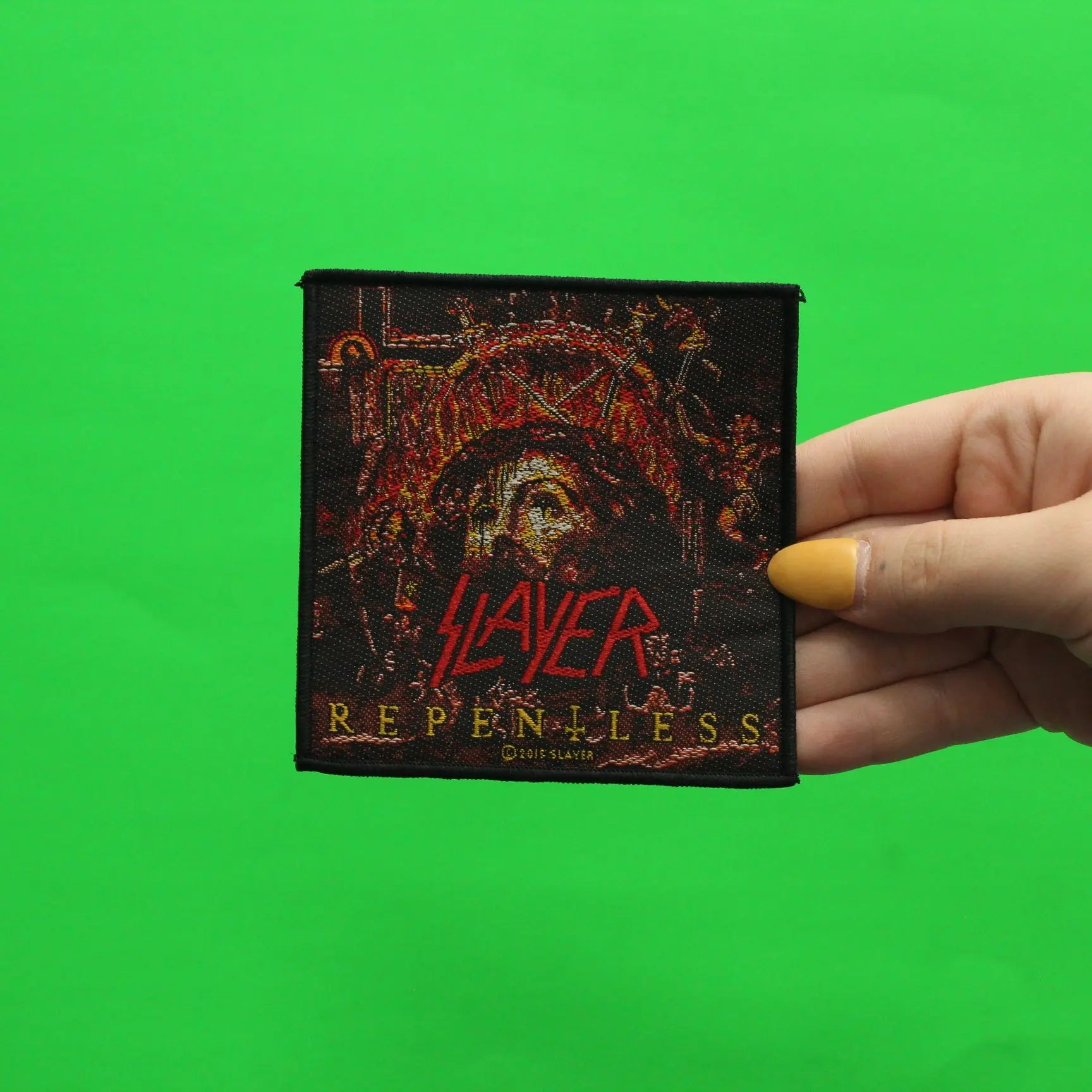 2015 Slayer Repentless Woven Sew On Patch