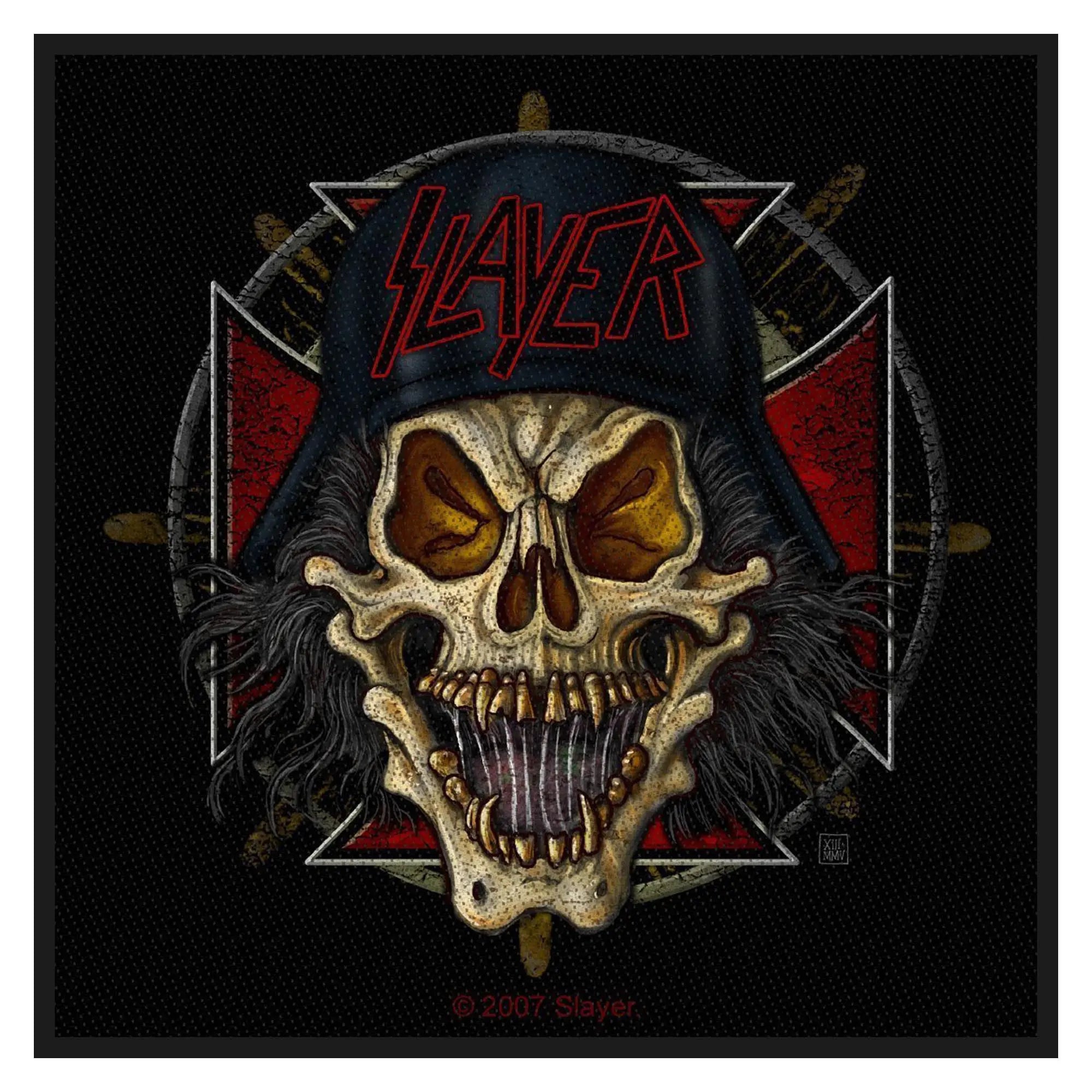 2007 Slayer Slaytanic Wehrmacht Woven Sew On Patch