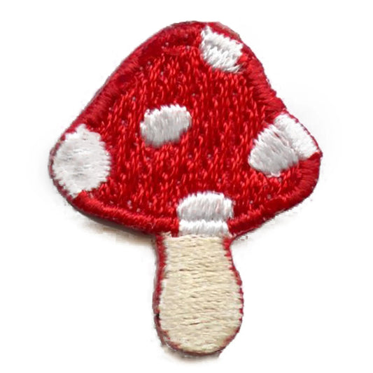 Small Mushroom Iron On Patch