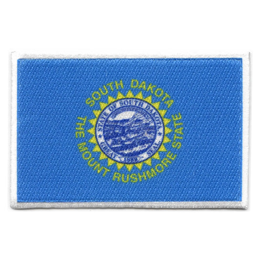 South Dakota Patch State Flag Embroidered Iron On