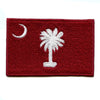 South Carolina Garnet Flag Patch State Team Sports Embroidered Iron On