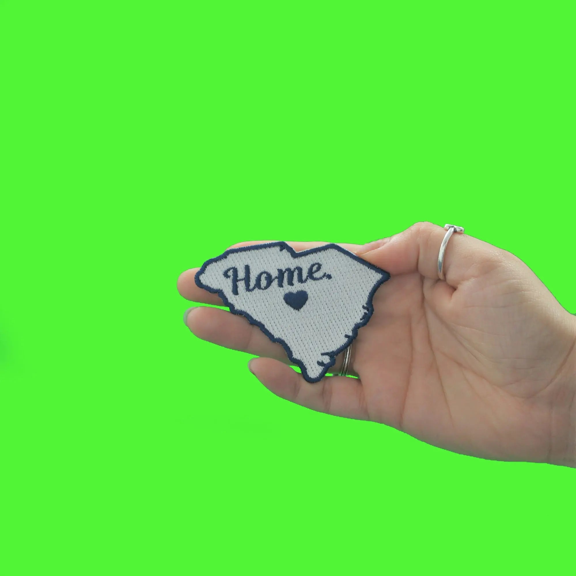 South Carolina Home State Embroidered Iron On Patch