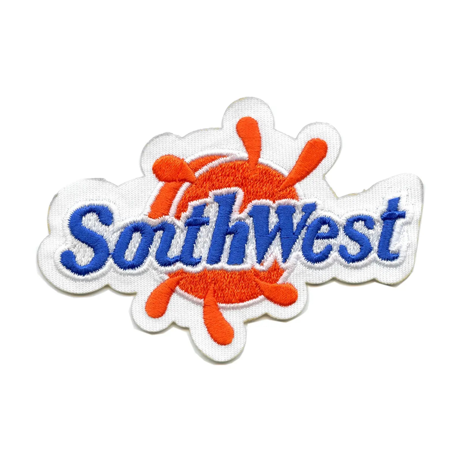Southwest Houston Patch Orange Soda Logo Embroidered Iron On