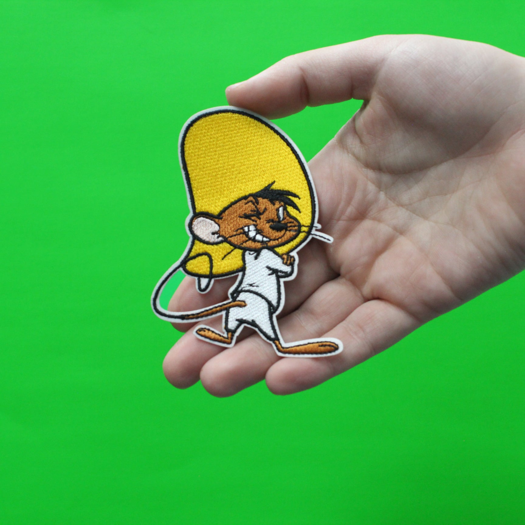 Official Speedy Gonzales Winking Mouse Embroidered Iron On Patch