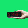 Spengler Name Tag Patch Costume Embroidered Iron On 