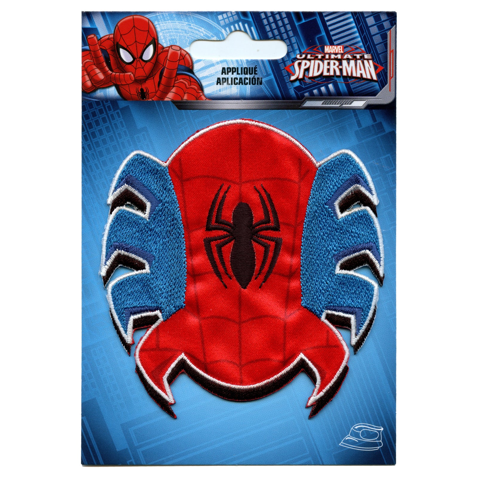 Marvel Classic Spiderman Spider Logo Embroidered Iron On Applique Patch 