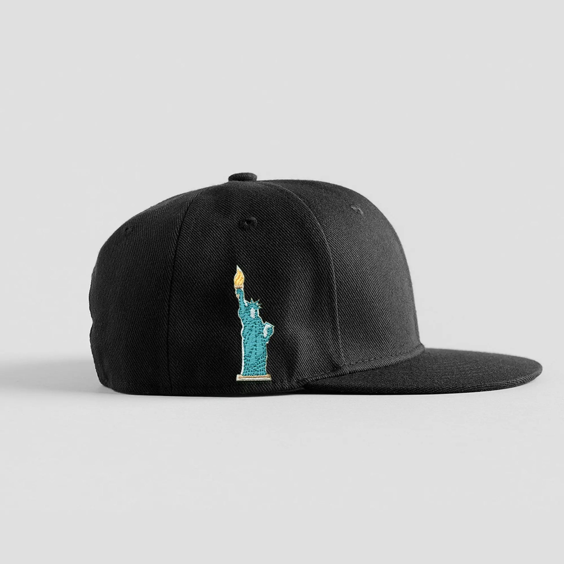 Statue Of Liberty Hat Patch Embroidered Iron On Diecut 