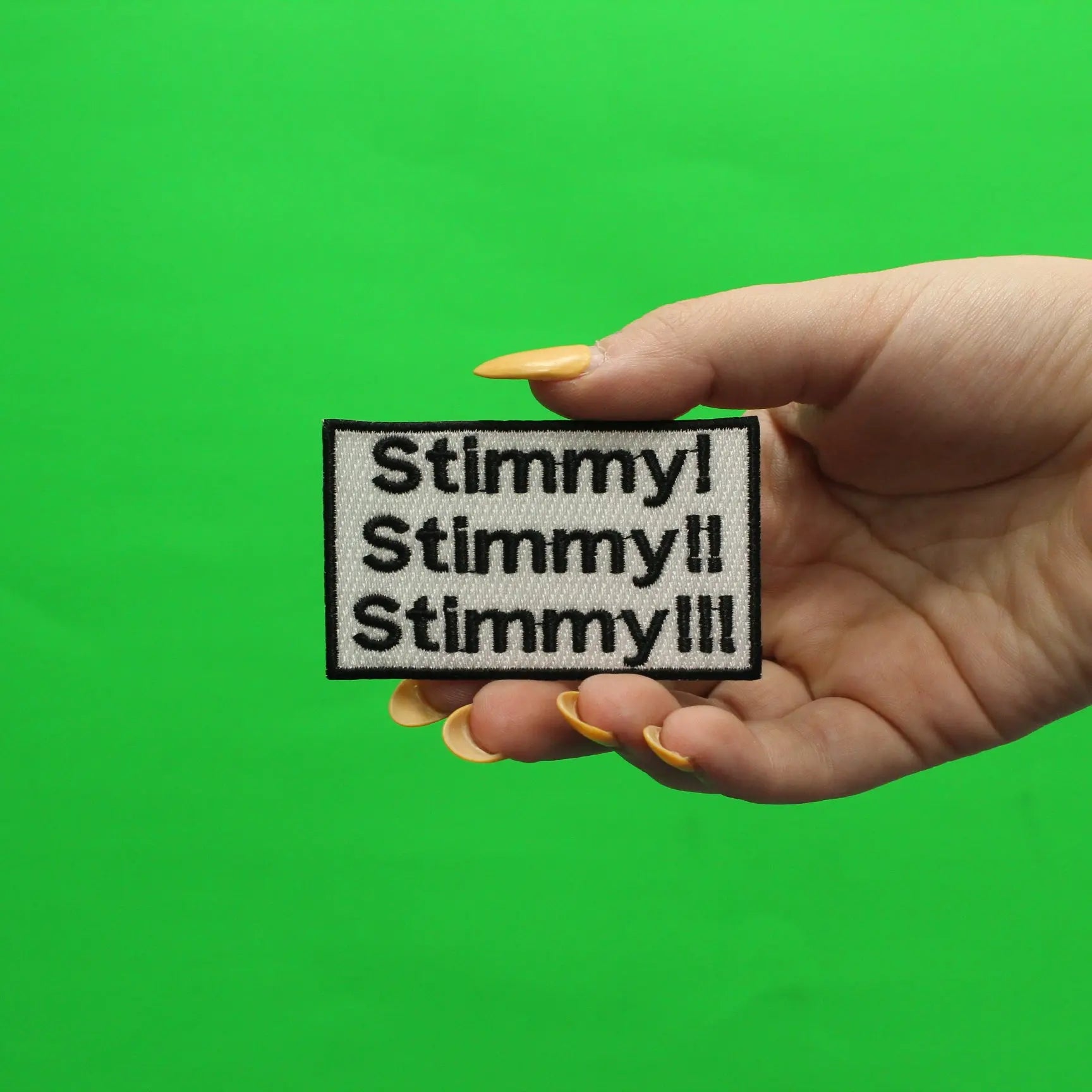 Stimmy Stimmy Stimmy Embroidered Iron On Patch