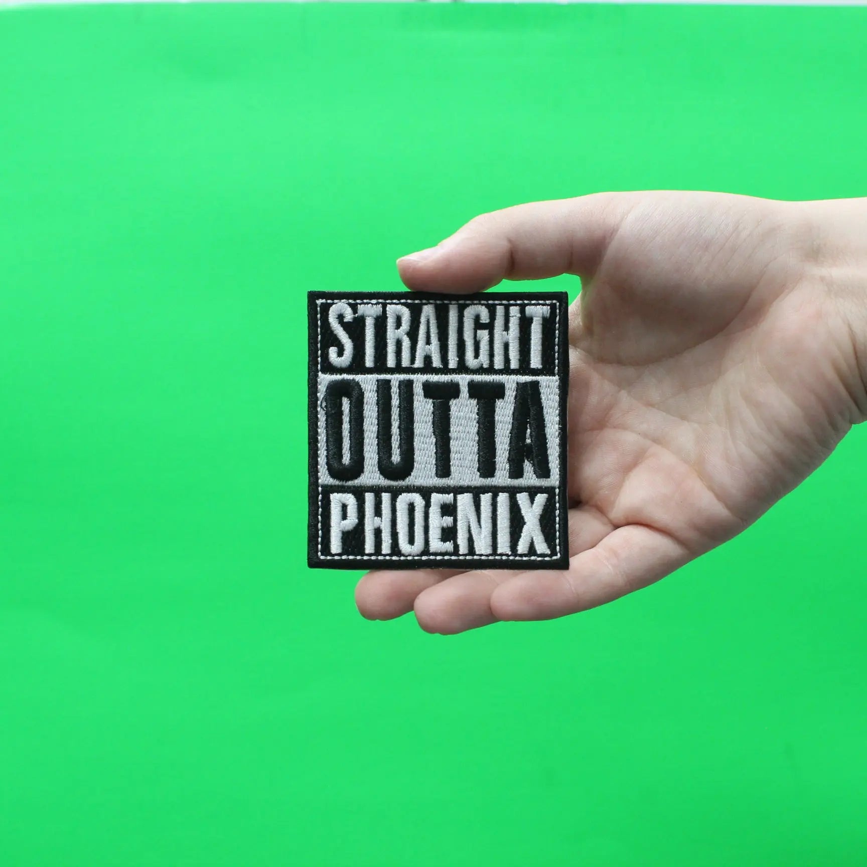 Straight Outta Phoenix Embroidered Iron On Patch