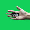 Sub Tag Box Logo Patch Submissive Role Preference Embroidered Iron On 