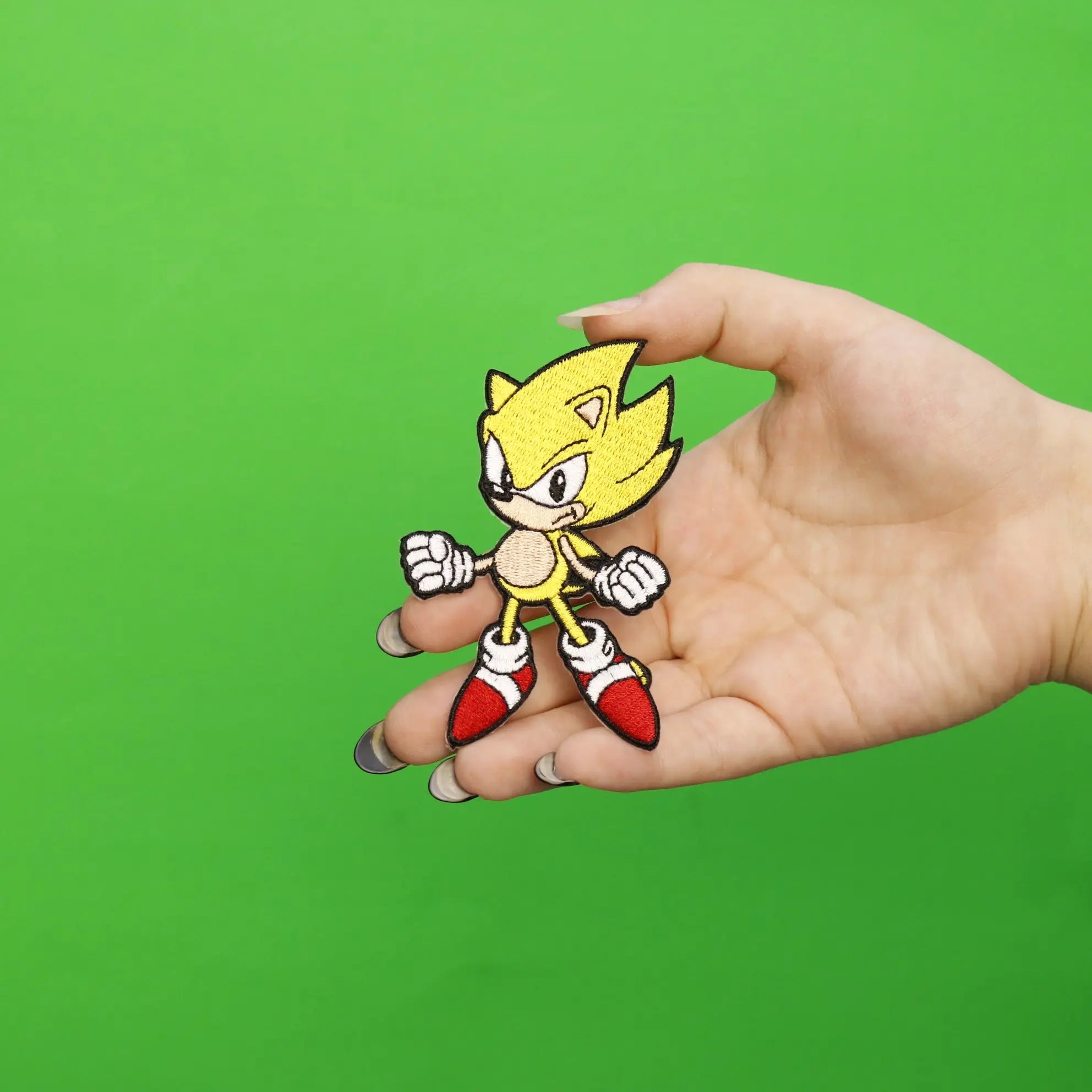Sonic The Hedgehog: Super Sonic Embroidered Iron On Patch