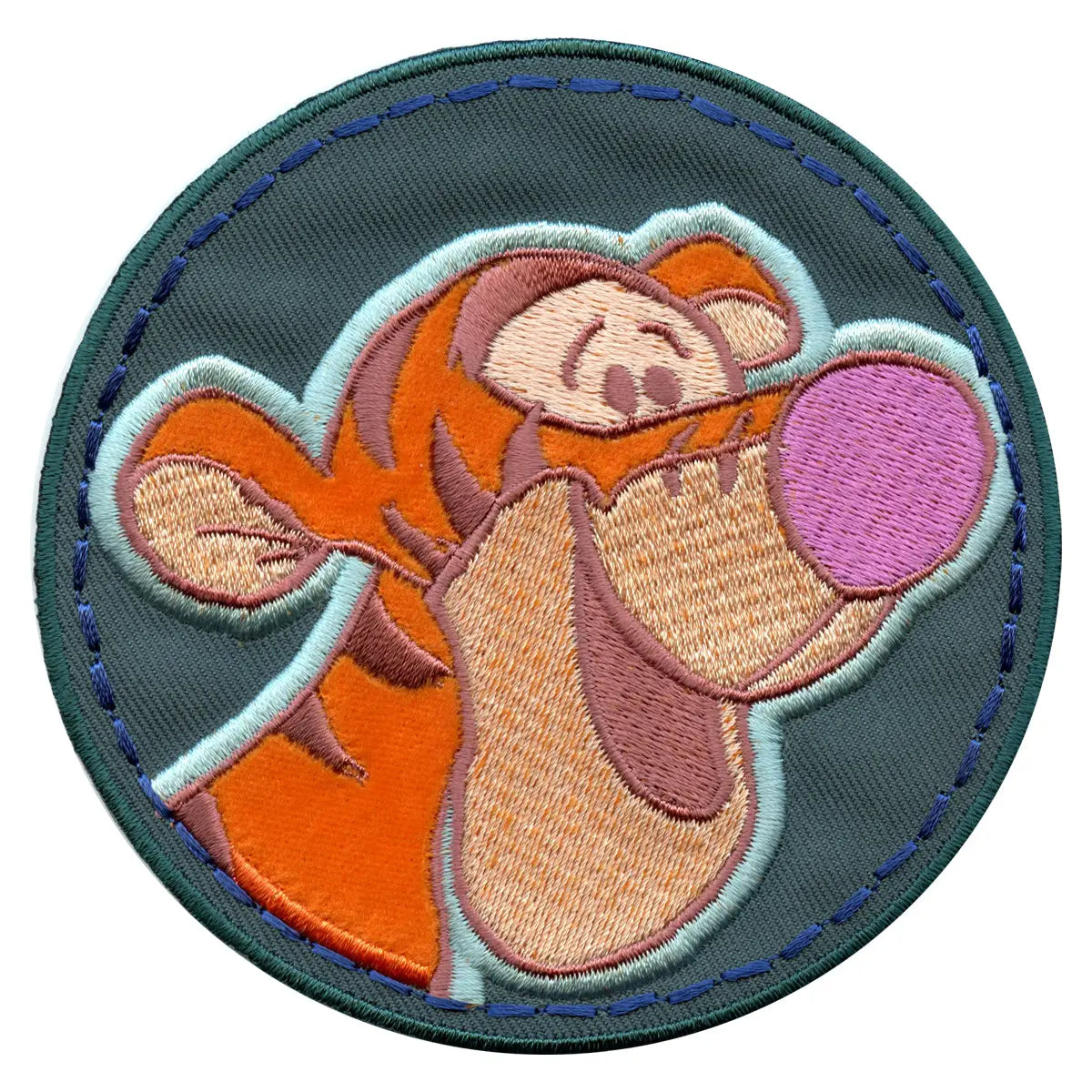 Disney Tigger Smiling Embroidered Applique Iron On Patch