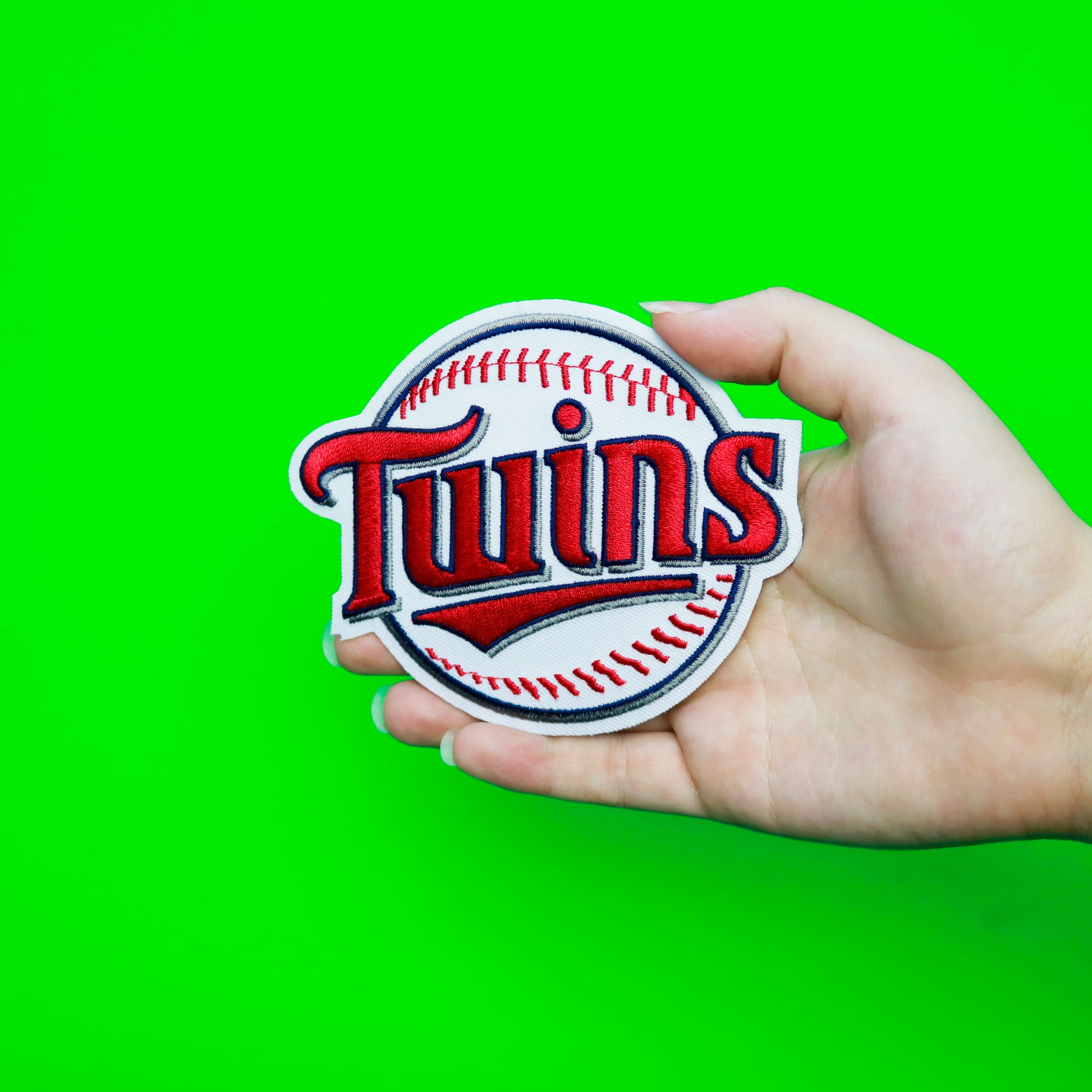 Minnesota Twins Secondary Round Ball Team Logo Patch