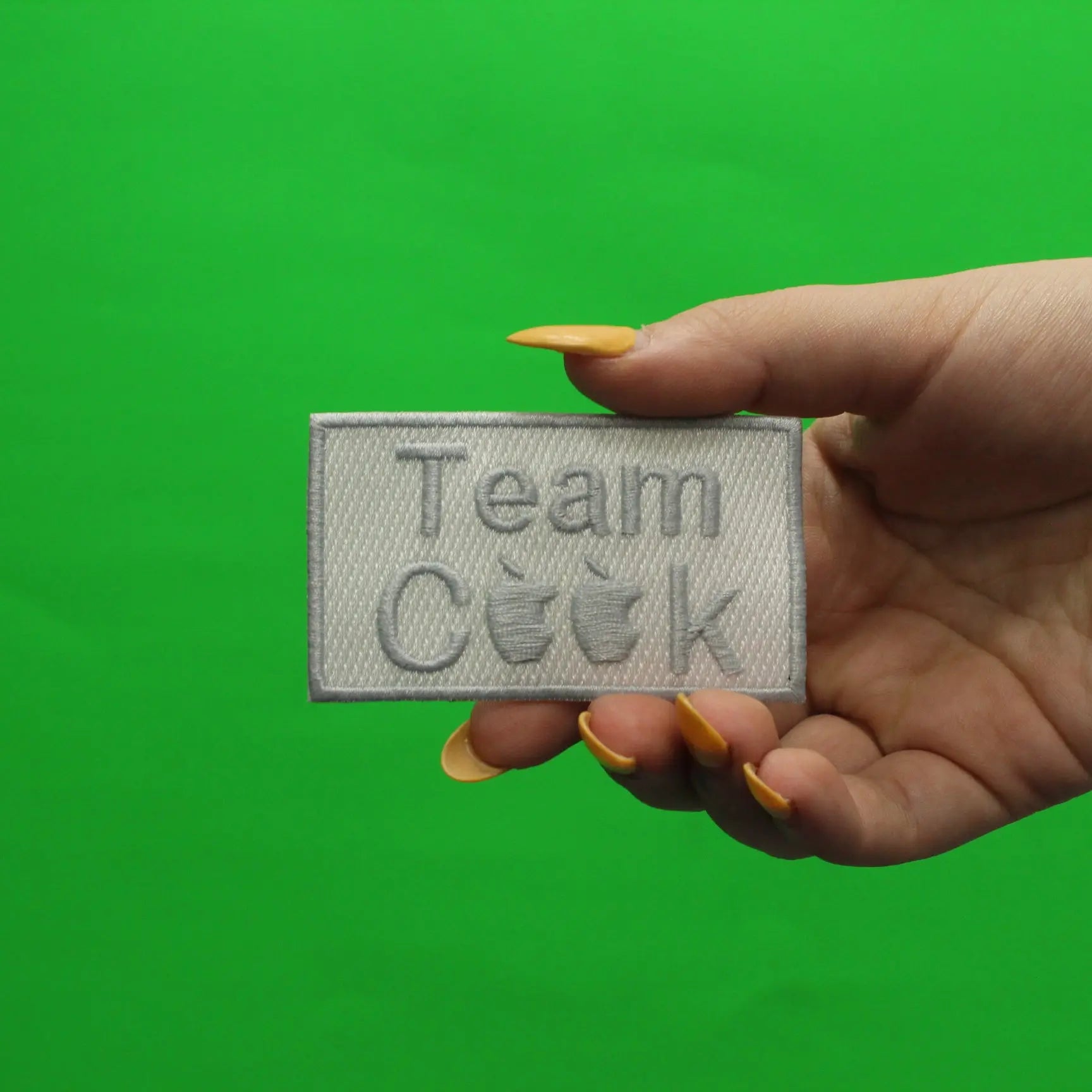 Team Cook Apples Box Logo Embroidered Iron On Patch