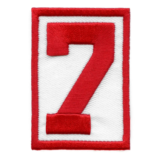 Ted Lindsay #7 Memorial Jersey Patch (White)